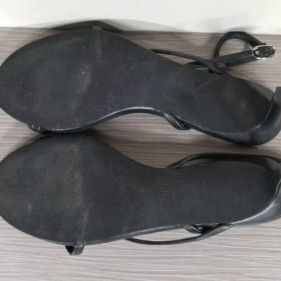 Jeffrey Campbell Morph Slingback Sandal, Black Leather, Womens Size 6 M - Picture 11 of 14